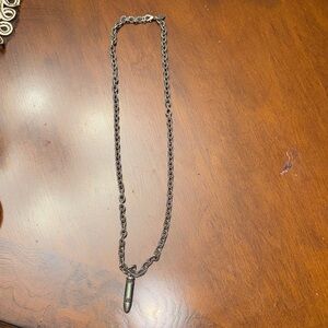 BKE Dark Silver Chain Bracelet